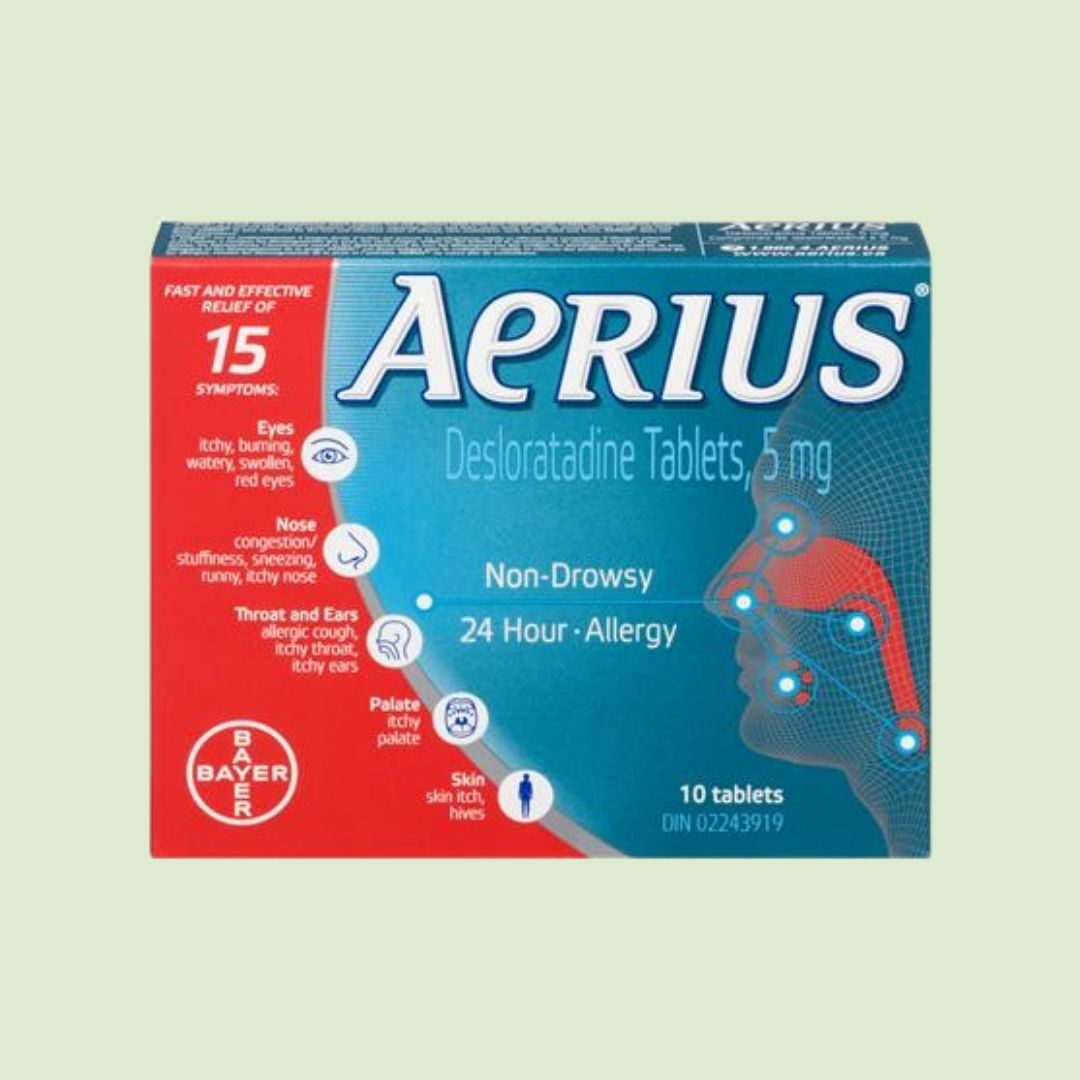 Aerius 5mg Allergy Relief - Biosense Clinic