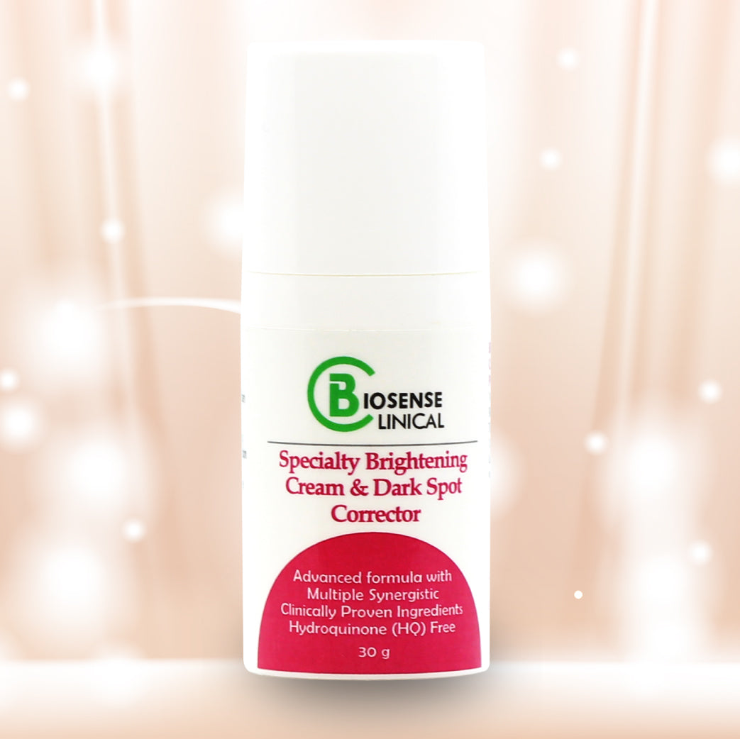 BiosenseClinical Specialty Brightening Cream & Dark Spot Corrector - HQ Free 30g x 1 - Biosense Clinic