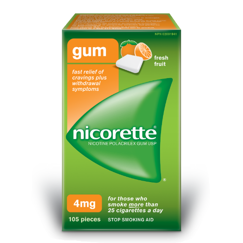 NICORETTE FRUIT FLAVOR GUM - Biosense Clinic
