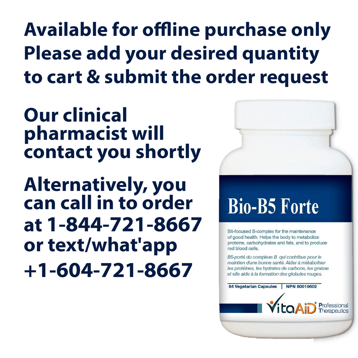 VitaAid Bio-B5 Forte - biosenseclinic.com