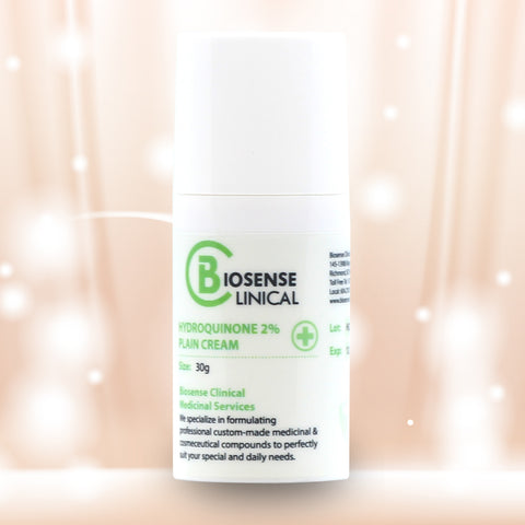 BiosenseClinical HQ 2% Cream - Plain 30g - Biosense Clinic