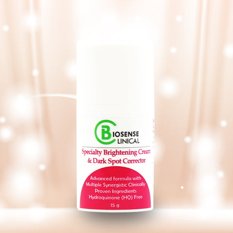 BiosenseClinical Specialty Brightening Cream & Dark Spot Corrector - HQ Free 15g - Biosense Clinic