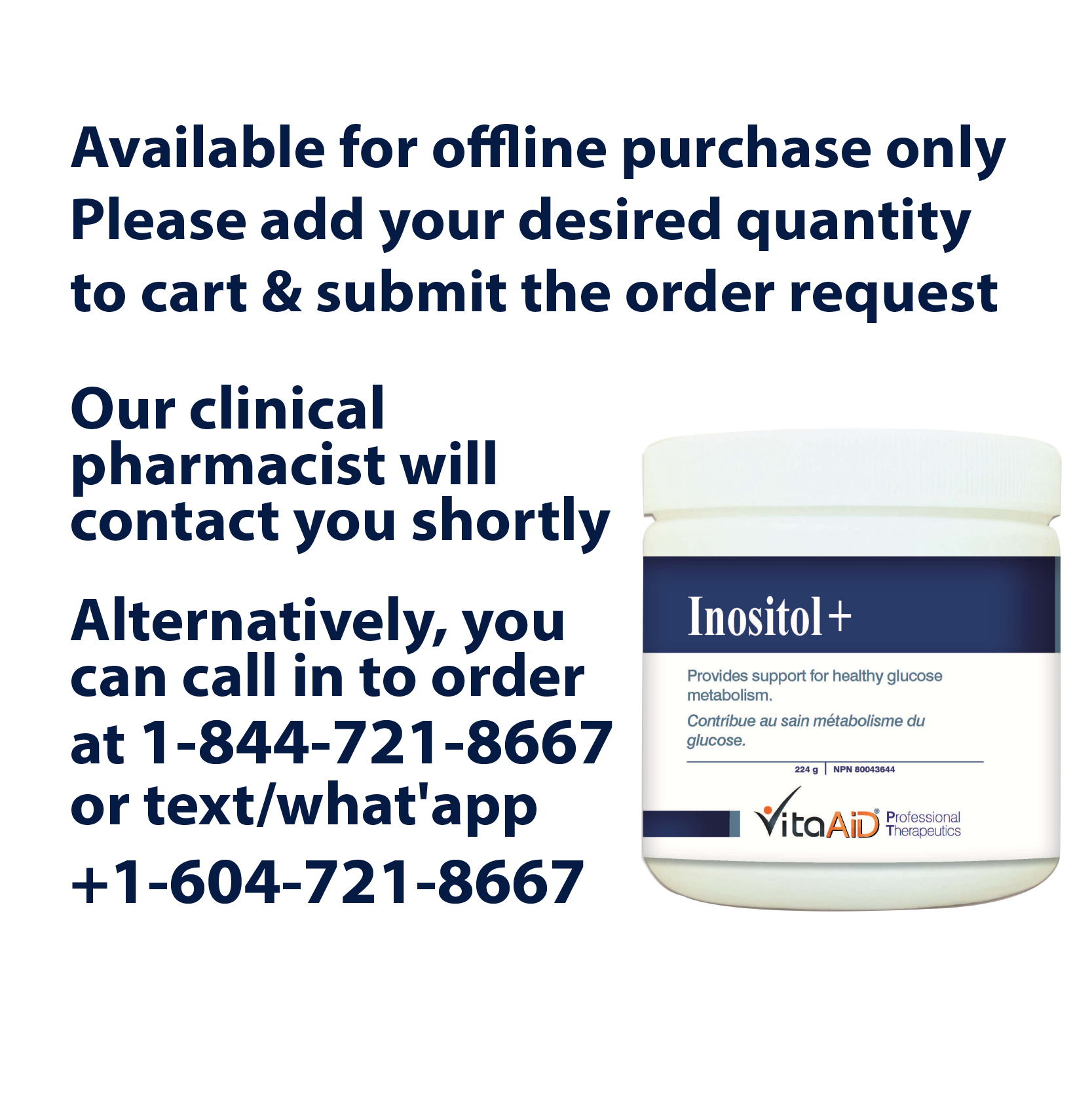 VitaAid Inositol+ - biosenseclinic.com