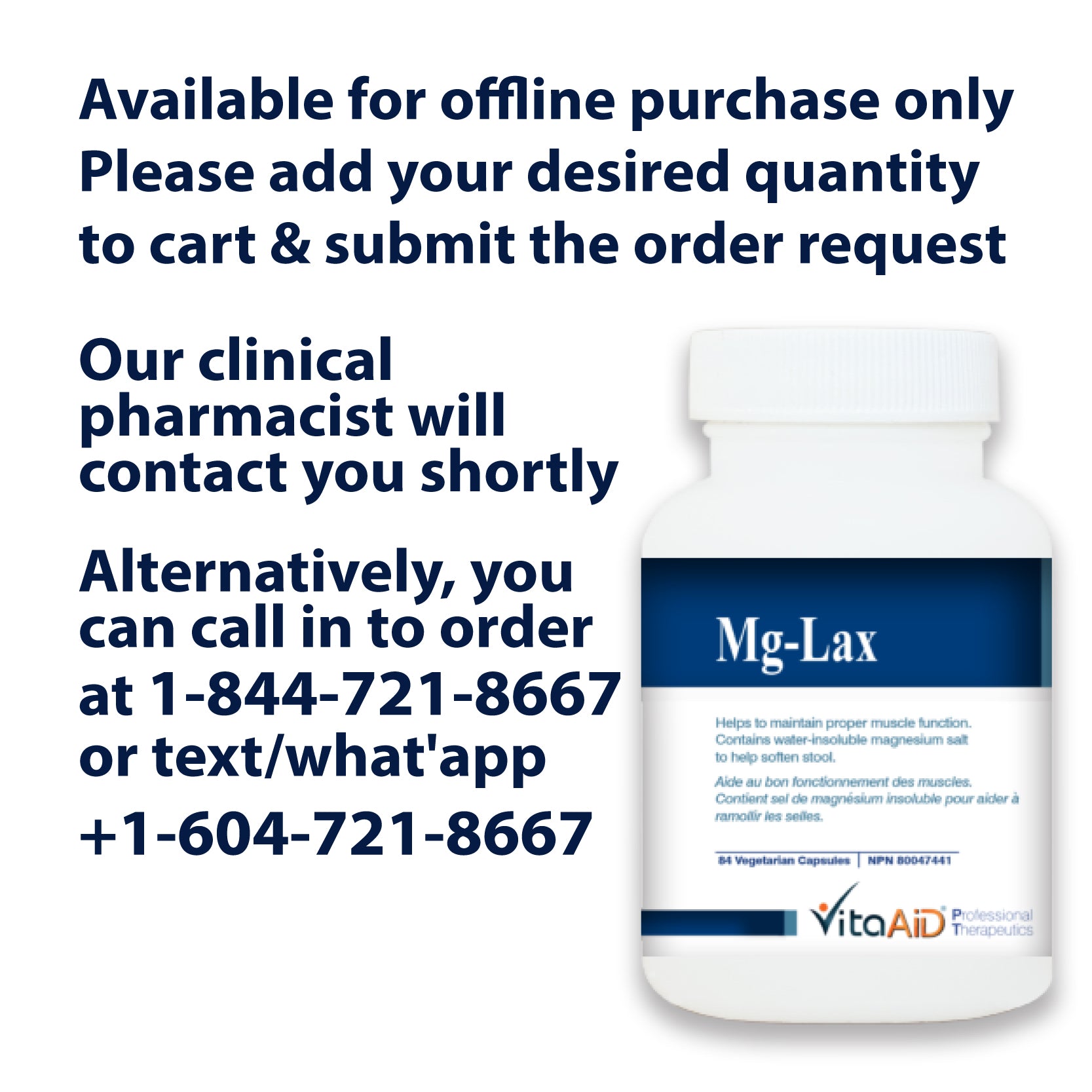 VitaAid Mg-Lax - biosenseclinic.com